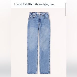 Abercrombie 90’s straight jeans